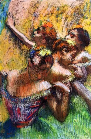 Four Dancers by Edgar Degas Oil Painting Reproduction