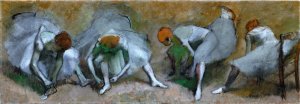 Frieze of Dancers by Edgar Degas Oil Painting Reproduction