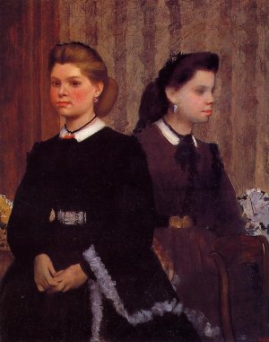 Giovanna and Giulia Bellelli by Edgar Degas Oil Painting Reproduction