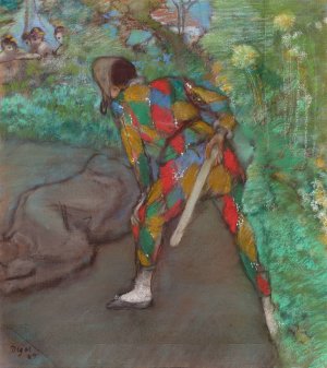 Harlequin by Edgar Degas Oil Painting Reproduction