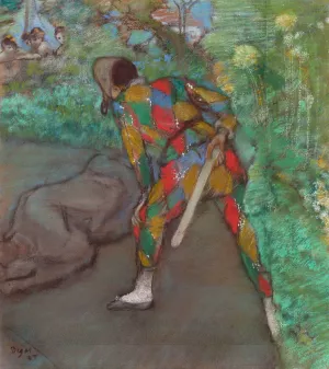 Harlequin by Edgar Degas Oil Painting Reproduction
