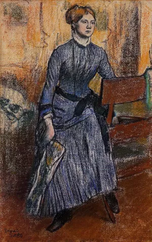 Helene Rouart also known as Madame Marin by Edgar Degas Oil Painting Reproduction