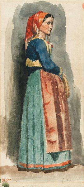 Italienne by Edgar Degas Oil Painting Reproduction