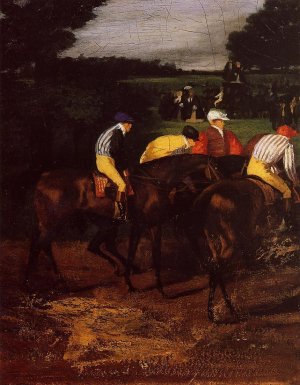 Jockeys at Epsom by Edgar Degas Oil Painting Reproduction