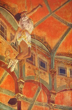 La La at the Cirque Fernando, Paris by Oil Painting Reproduction