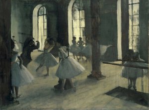 La Repetition Au Foyer De La Danse by Edgar Degas Oil Painting Reproduction