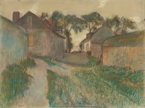 La Rue Quesnoy, Saint-Valery-Sur-Somme by Edgar Degas Oil Painting Reproduction