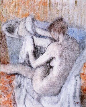 La Toilette Apres le Bain by Edgar Degas Oil Painting Reproduction