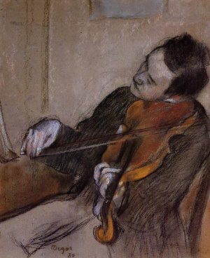 L'Altiste by Edgar Degas Oil Painting Reproduction