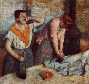 Laundry Girls Ironing by Edgar Degas Oil Painting Reproduction