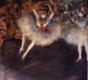Le Pas Battu by Edgar Degas Oil Painting Reproduction