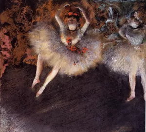 Le Pas Battu by Edgar Degas Oil Painting Reproduction