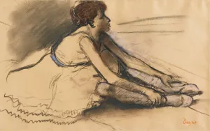Le Repos De La Danseuse by Edgar Degas - Hand-Painted Oil Painting Reproduction