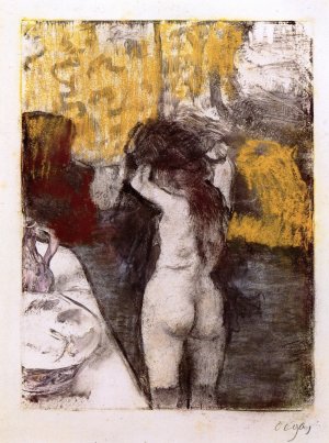 Leaving the Bath by Edgar Degas Oil Painting Reproduction