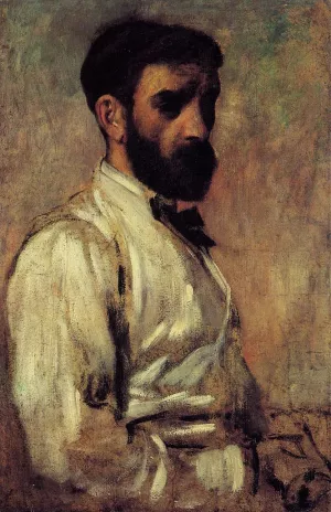 Leon Bonnat by Edgar Degas - Hand-Painted Oil Painting Reproduction