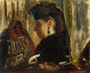Marie Dihau by Edgar Degas Oil Painting Reproduction
