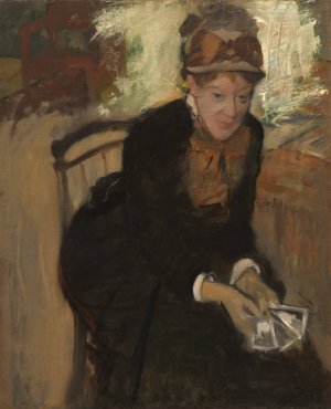Mary Cassatt by Edgar Degas Oil Painting Reproduction