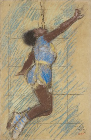 Miss Lala at the Fernando Circus by Edgar Degas Oil Painting Reproduction