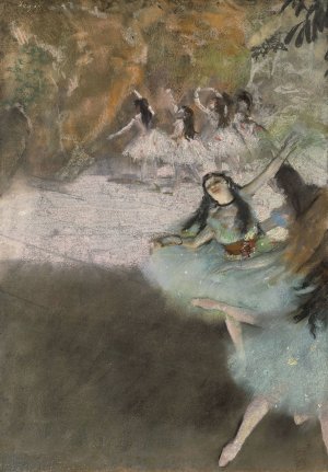 On the Stage by Edgar Degas Oil Painting Reproduction