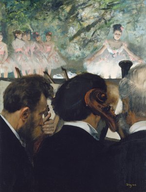 Orchestra Musicians by Edgar Degas Oil Painting Reproduction