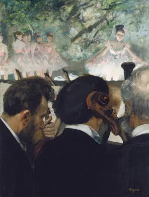Orchestra Musicians by Edgar Degas Oil Painting Reproduction