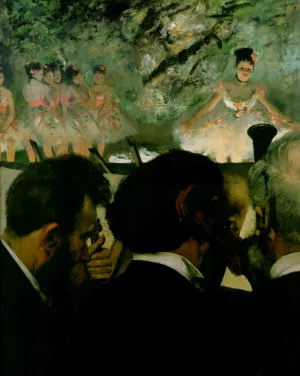 Orchestra Musicians by Edgar Degas - Hand-Painted Oil Painting Reproduction