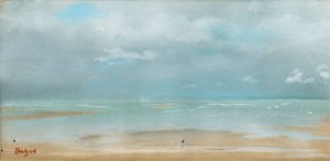 Plage a Maree Basse by Oil Painting Reproduction
