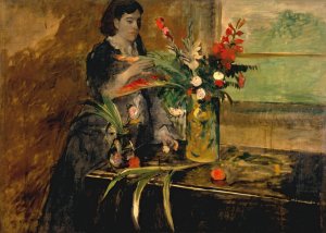 Portrait of Estelle Musson Degas by Edgar Degas Oil Painting Reproduction