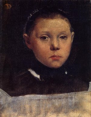 Portrait of Giulia Bellelli by Edgar Degas Oil Painting Reproduction