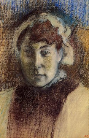 Portrait of Madame Ernest May by Edgar Degas Oil Painting Reproduction