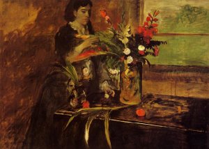 Portrait of Mme. Rene De Gas, nee Estelle Musson by Edgar Degas Oil Painting Reproduction