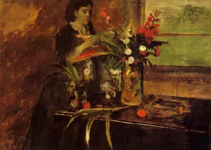 Portrait of Mme. Rene De Gas, nee Estelle Musson by Edgar Degas - Hand-Painted Oil Painting Reproduction