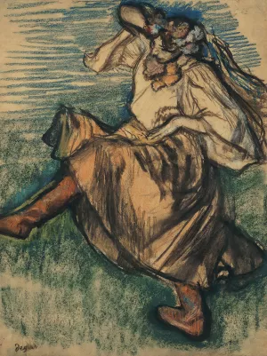 Russian Dancer by Oil Painting Reproduction