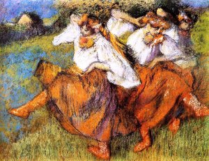 Russian Dancers 7 by Edgar Degas Oil Painting Reproduction