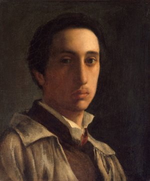 Main Product Photo of Self-Portrait Painting by Edgar Degas