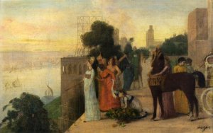 Semiramis Building a City by Edgar Degas Oil Painting Reproduction