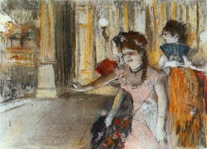 Singers on Stage by Edgar Degas Oil Painting Reproduction