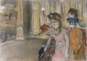 Singers on the Stage by Edgar Degas Oil Painting Reproduction