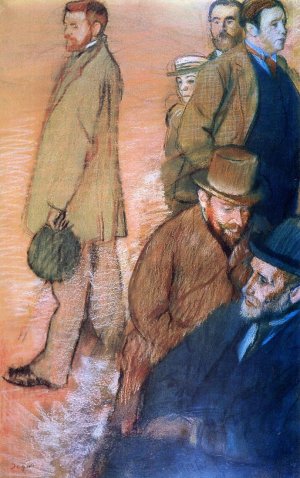 Six Friends of the Artist by Edgar Degas Oil Painting Reproduction