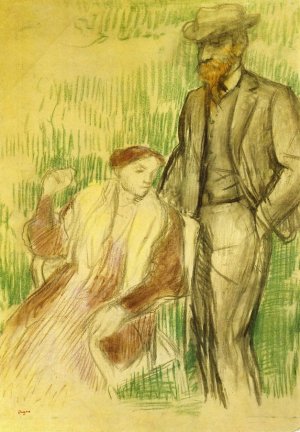 Main Product Photo of Study for a Portrait Painting by Edgar Degas