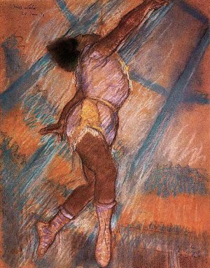 Study for 'La La at the Cirque Fernando' by Edgar Degas Oil Painting Reproduction