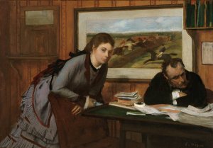 Sulking by Edgar Degas Oil Painting Reproduction