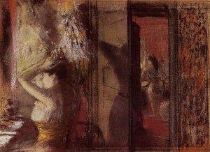 The Actresses Dressing Room by Edgar Degas Oil Painting Reproduction