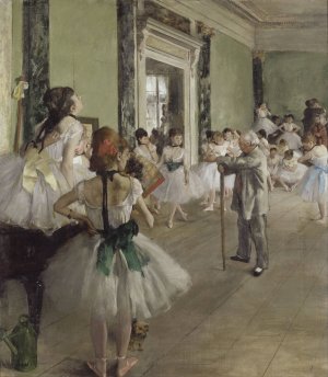 The Ballet Class by Edgar Degas Oil Painting Reproduction