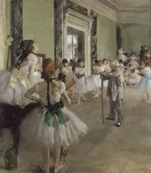 The Ballet Class by Edgar Degas - Hand-Painted Oil Painting Reproduction