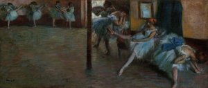 The Ballet Rehearsal by Edgar Degas Oil Painting Reproduction