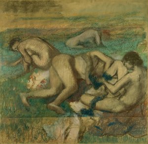 The Bathers by Edgar Degas Oil Painting Reproduction