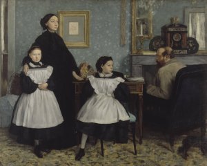 Main Product Photo of The Bellelli Family Painting by Edgar Degas
