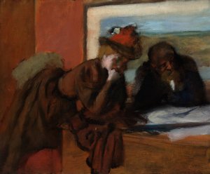 The Conversation by Edgar Degas Oil Painting Reproduction