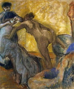The Cup of Hot Chocolate by Edgar Degas Oil Painting Reproduction